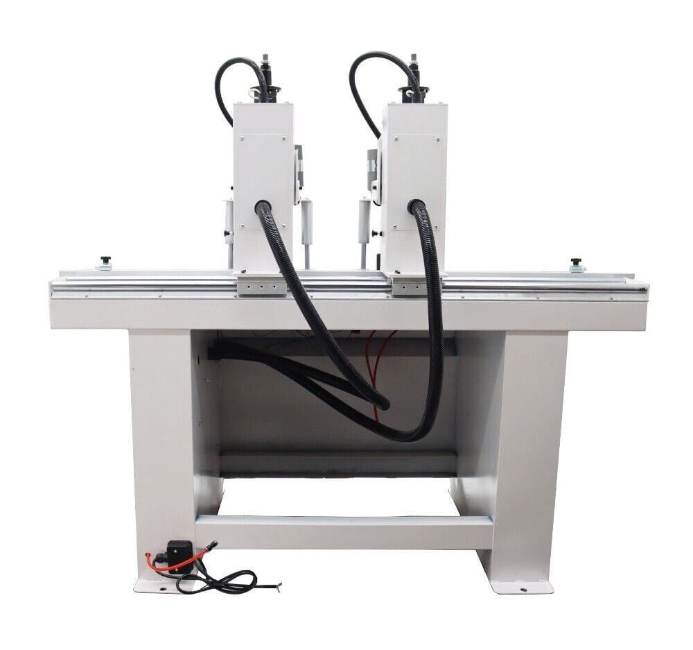 Double Station Woodworking Hinge Drilling Machine Pneumatic Hinge Boring Press Machine φ35mm & φ3mm Drill Bit