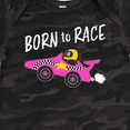 thumbnail image 4 of Inktastic Born to Race Pink Race Car Boys or Girls Baby Bodysuit, 4 of 5