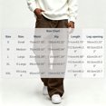 thumbnail image 3 of QQZ Wide‑Leg Baggy Jeans for Men, High‑Waisted Trendy Casual Mens Wide‑Leg Denim Pants for All‑Season Daily Party and Street Wear, 3 of 9