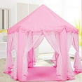 thumbnail image 4 of GIXUSIL Princess Castle Girls Play Tent Toy, Kids Large Fairy Playhouse Tent , Gift for Children Toddlers Indoor and Outdoor Games-Pink,Polyester, 4 of 7