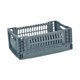 thumbnail image 1 of Caja organizadora tipo cesta Strade Fareast Limited de almacenamiento resistente a desgarros Gris, 1 of 8