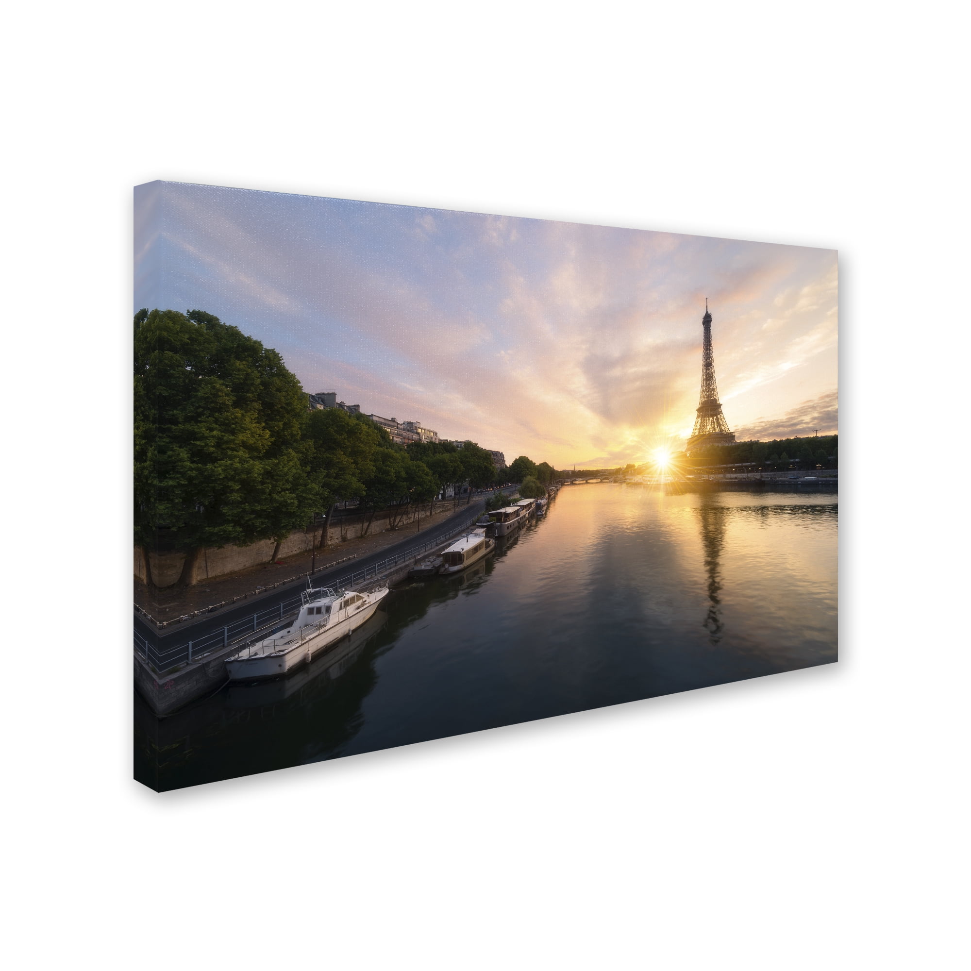 Mathieu Rivrin 'Stay Up Paris' Canvas Art 16 x 24