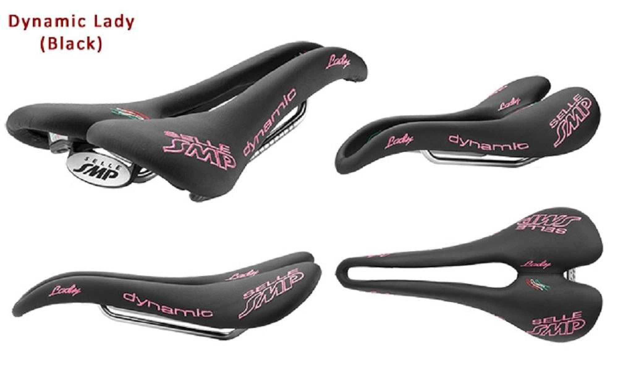Selle SMP Dynamic Pro Saddle Lady Black Steel Rails