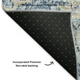 thumbnail image 3 of Addison Rugs Mayfield Washable Transitional Floral Blue Rectangle Rug, 5' x 7'6", 3 of 6