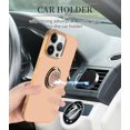 thumbnail image 5 of Compatible for iPhone 14 Pro Max Case with Ring Holder Kickstand [with Magnetic] Soft TPU Shockproof Electroplated Slim Thin Protective Phone Case for iPhone 14 Pro Max Pink, 5 of 14