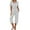 Gray, variant on Floral Print Sets for Women Short Sleeve Lounge Sets Front Pleated Shirt and Plus Size Capris Womens Pajamas Sets