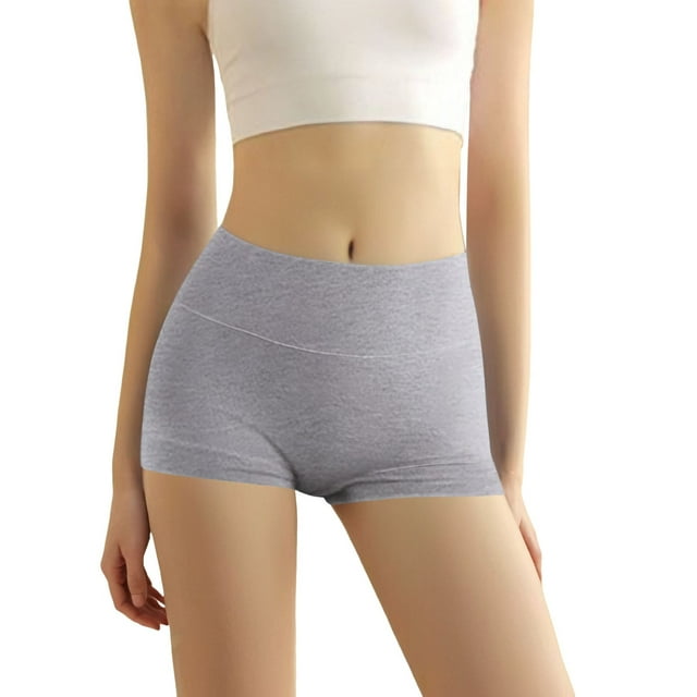 Fgnfyis Culottes pour Femmes, sous-Vêtements Taille Haute pour Femmes, Gris m