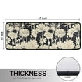 thumbnail image 5 of Kitchen Rugs Sets Of 2,Pioneer Flower Floral Print Pattern Anti Fatigue Kitchen Mat Rugs Non Slip Washable,Decorative Kitchen Floor Mats for Kitchen,Sink,Laundry,17"x47"+17"x47", 5 of 5