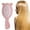 A, variant on Hauiodp Mini Hair Brush, Detangling Hairbrush for Dry and Wet Hair, Small Size Travel Detangler Brush for Girls Boys Kids Women Men for All Hair Types Pink