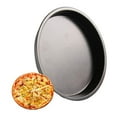 thumbnail image 1 of Bandeja para hornear pizza de 10 pulgadas, redonda, antiadherente, de acero al carbono., 1 of 7