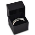 thumbnail image 4 of Charming Jewelers Tungsten Wedding Band Ring 4mm for Men Women Comfort Fit 18K Rose Gold Plated Plated Pipe Cut Flat Brushed Polished Lifetime Guarantee Size 9, 4 of 5