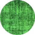 thumbnail image 1 of Ahgly Company Indoor Round Oriental Green Industrial Area Rugs, 5' Round, 1 of 4