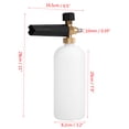 thumbnail image 3 of Espuma 1/4 "Aravera de Lanza de Nieve Ajustable 1L Botella de Lavado Boquilla de Lavado Lavadore de Automóvil, 3 of 7