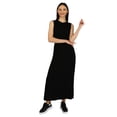 thumbnail image 2 of Black - Crew neck - Unlined - Modest Dress - Refka, 2 of 5
