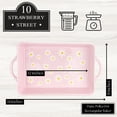 thumbnail image 4 of 10 Strawberry Street Daisy Polka Dot Rectangular Baker, Pink, 4 of 5