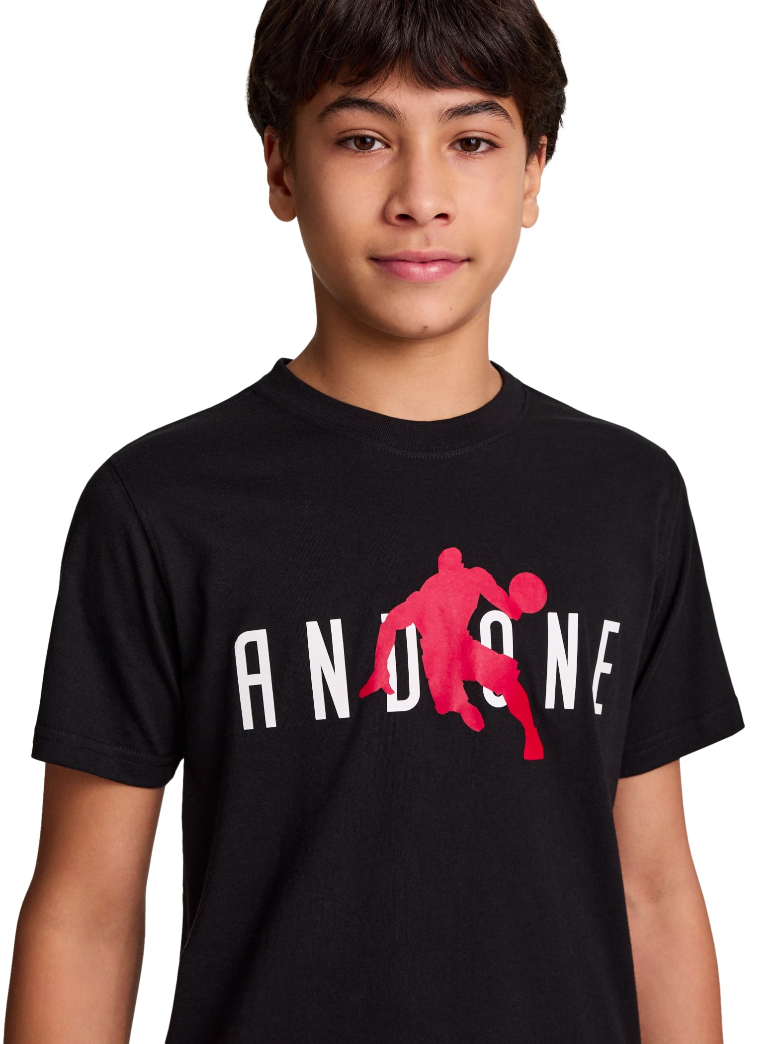 AND1 Boy’s Short Sleeve Graphic T-Shirt, Sizes 4-18