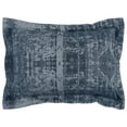 thumbnail image 7 of Rizzy Home Cotton 114"x98" Indigo Geometric Bedding, 7 of 7