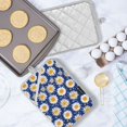 thumbnail image 5 of Yayeee Pot Holders Kitchen Heat Resistant with Pockets 7"x9.8" Cotton Oven Cooking Hot Pads, Elegant Daisy Pattern, 5 of 7