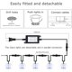 thumbnail image 3 of Focos LED empotrables oso de fresa 10x IP67 Impermeable 0.6W DC12V Blanco frío, 3 of 5