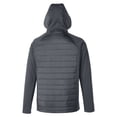 thumbnail image 5 of CORE365 CE808 Unisex Techno Lite Hybrid Hooded Jacket-Carbon-4XL, 5 of 6