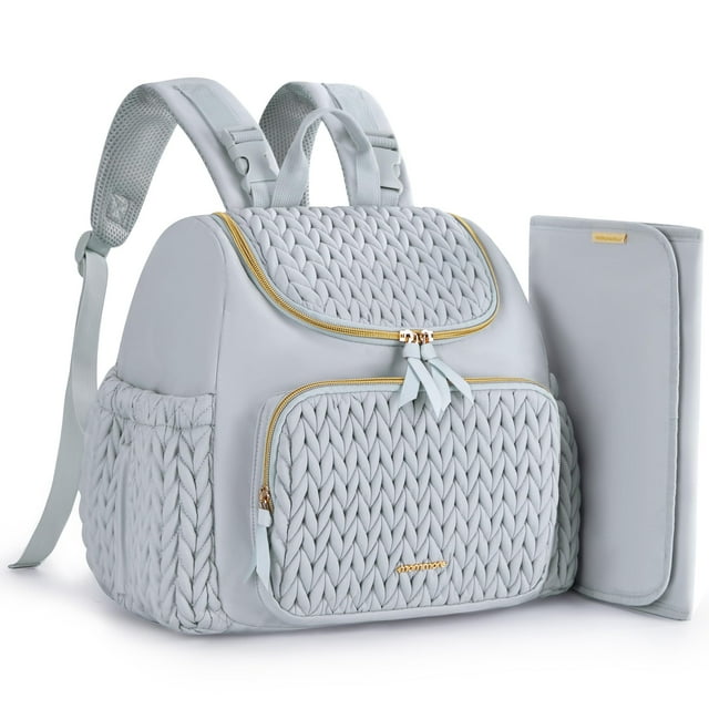 Bolsa de pañales mommore, pequeña, con cambiador