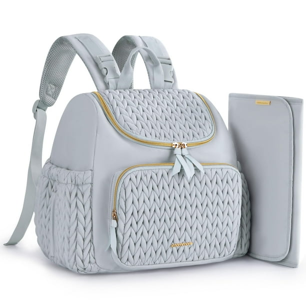 Bolsa de pañales mommore, pequeña, con cambiador