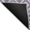 thumbnail image 3 of Addison Rugs Chantille Indoor/Outdoor Transitional Geometric Purple Washable Rectangle Rug, 3' x 5', 3 of 6