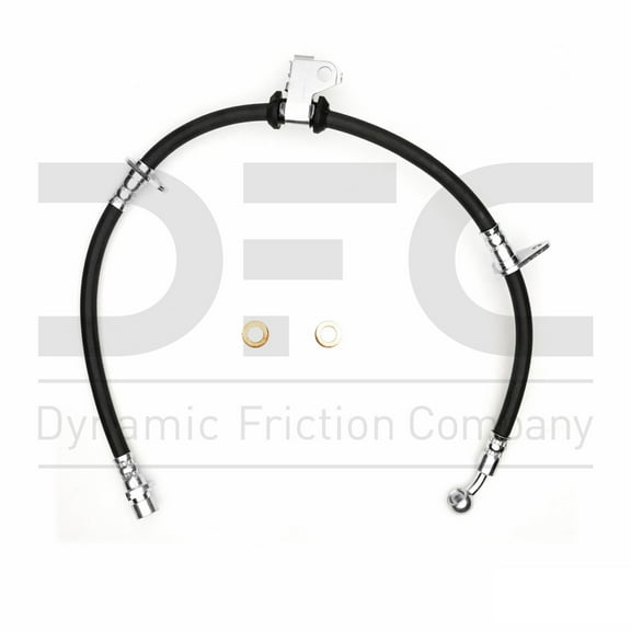 Front Right Dynamic Friction Company Brake Line Hose 350-59021 For 1986-1988 Honda Civic, 1988 Honda CRX