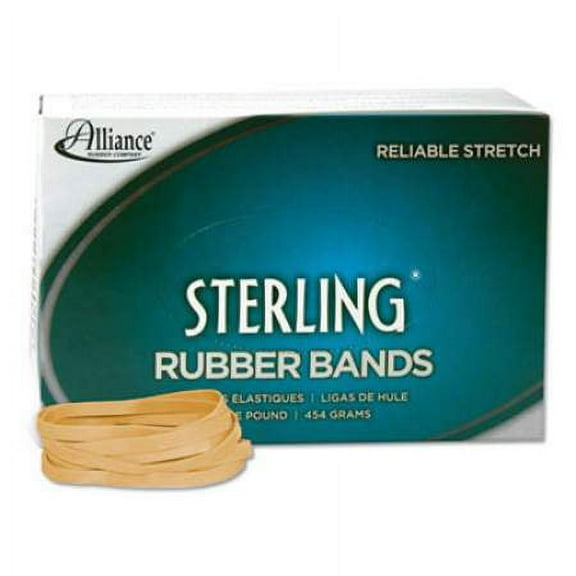 2Pc Alliance Sterling Rubber Bands, Size 64, 0.03" Gauge, Crepe, 1 lb Box, 425/Box (24645)