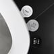 thumbnail image 3 of Cateissary Elevador de asiento de inodoro, taburete de baño autoadhesivo, manija de elevación, soporte de elevación de plástico, lavable, Juegos de accesorios de baño palabras negras, 3 of 6