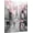 Pink Paris Eiffel Tower, variant on Paris Eiffel Tower Lovers Holding Umbrellas Pink Artwork Landscape for Living Room Wall Art Poster Print Canvas Painting Pink Theme Girls Room Decor(12x16inch, Pink Paris Eiffel Tower)