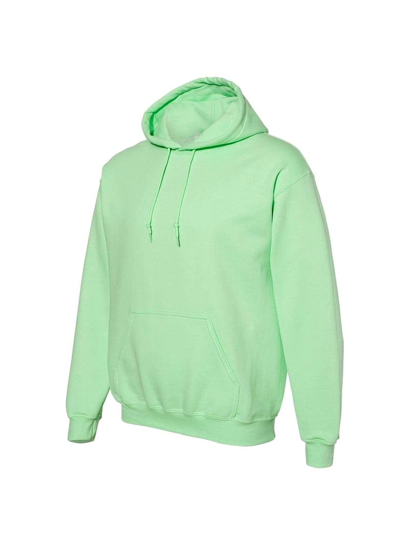 Gildan Mens Heavy Blend Hooded Sweatshirt, 2XL, Mint Green