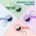 thumbnail image 6 of Blibly 4 Pack Airtag Keychains Waterproof Air Tag Holder Dustproof Apple Air Tag Case for Dog Cat Bags Kids Luggage 4 Colors, 6 of 7