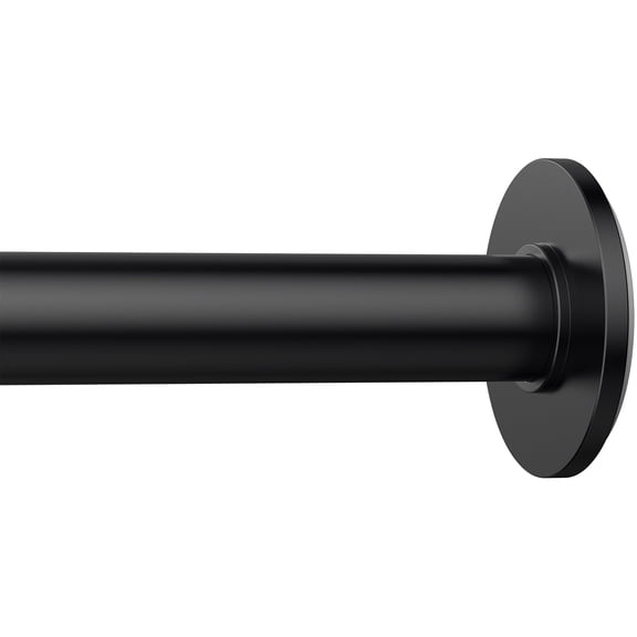 Black Shower Curtain Rods – Adjustable 18-79 Inches, Fits 20-78 Inch Spaces, Rust Resistance, Adjustable Tension Rod with Durable Spring, No Drilling, Use for Bathroom, Bedroom, Kitchen