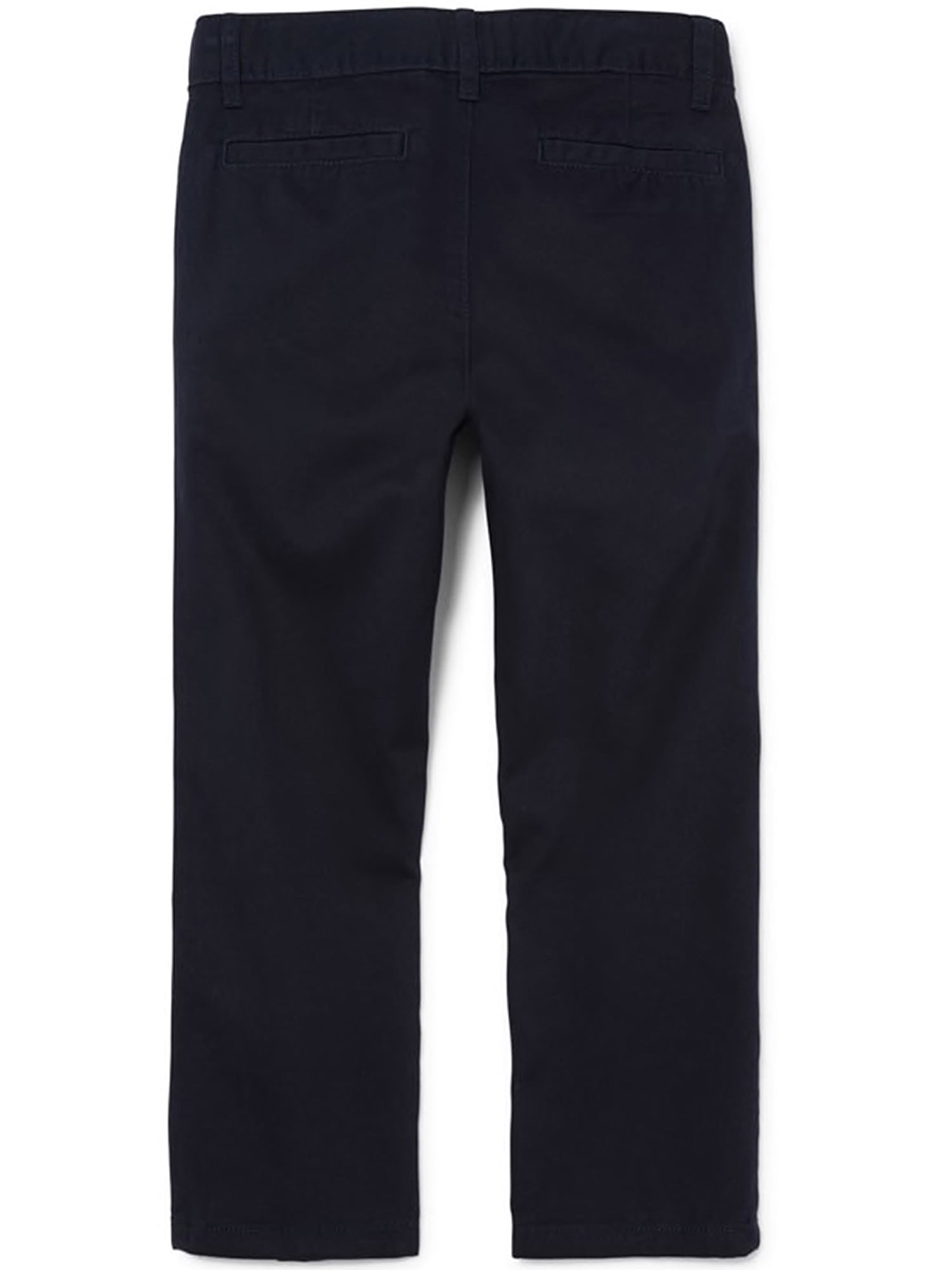 The Children's Place Boys Uniform Stretch Straight Chino Pant, 2-Pack, Sizes 4-16