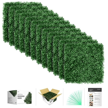 Privacy Screen Hedge,Greenery Ivy Privacy Fence Screening for Both Outdoor or Indoor Decoration,20