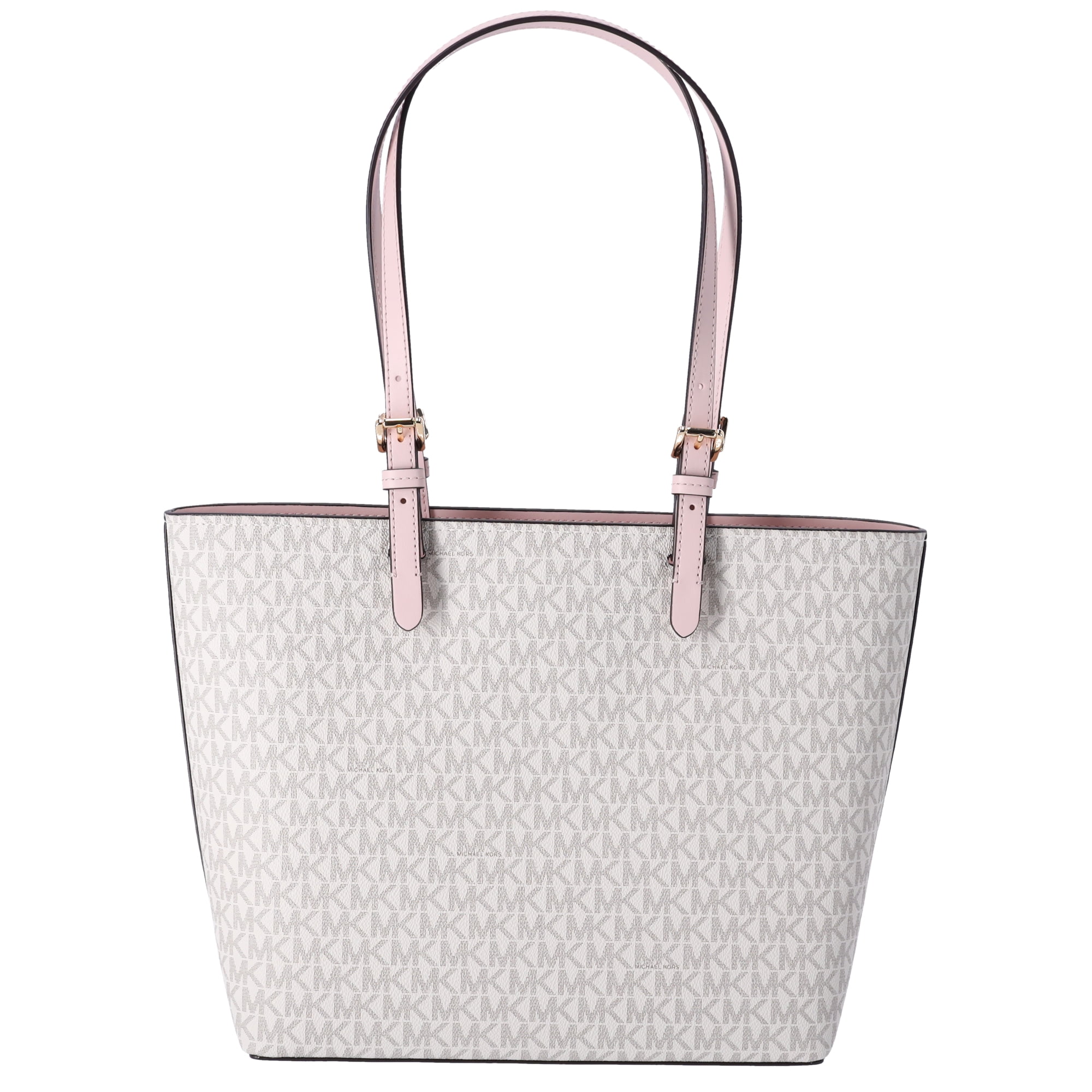 Michael Kors Leather MK Pattern Zip Fastening Slim Compact