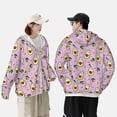 thumbnail image 2 of Sun Protection Hoodie Jacket - Triangular Funny Colorful Deer Sun Shirts For Men Women Long Sleeve With Pocket Lightweight Outdoor, 2 of 2