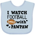 thumbnail image 3 of Inktastic I Watch Football with My Pawpaw Boys Baby Bib, 3 of 4