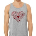 thumbnail image 2 of Nurse Icons Heart Tank Top Unisex 2X-Large Grey, 2 of 5
