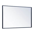 thumbnail image 7 of Home Decorative Modern Metal Frame Rectangle Mirror 24X 40" - Blue, 7 of 7