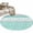 Teal, variant on Round Rugs 3Ft, Turquoise Floral Round Area Rug Washable Indoor Throw Carpet, Botanical Blossom Motif Boho Grey Stripes Small Non Slip Circle Rug for Bedroom Living Room Home Decor Aesthetic