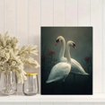 thumbnail image 2 of UXIEQU Elegant Swan Couple Canvas Wall Art 15.75x11.81 Inches, 2 of 8