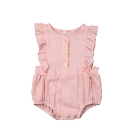 

Newborn Infant Baby Girl Romper Bodysuit