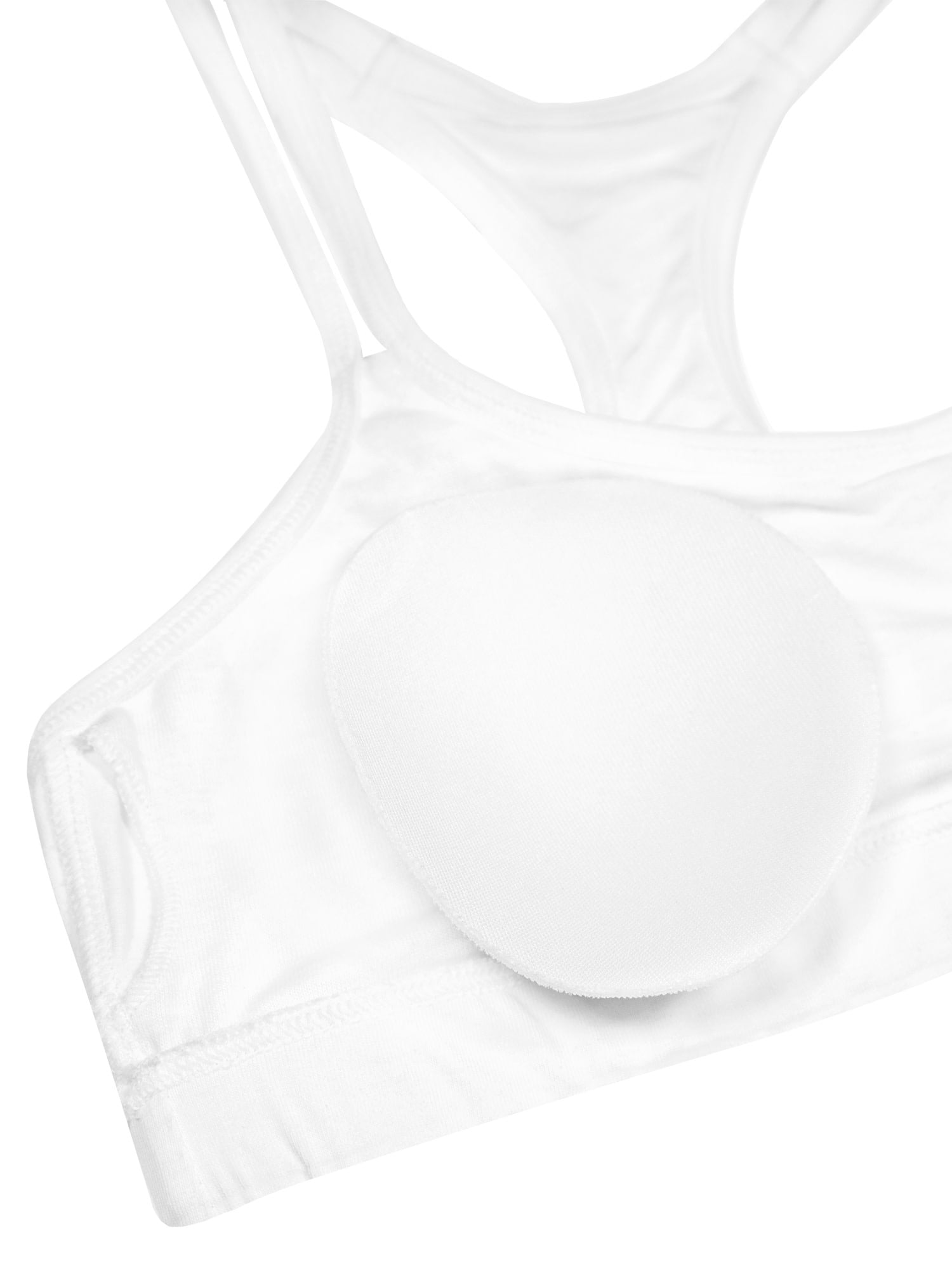 Fruit of the Loom Girls Pull Over Cotton Racerback Sports Bra 3
