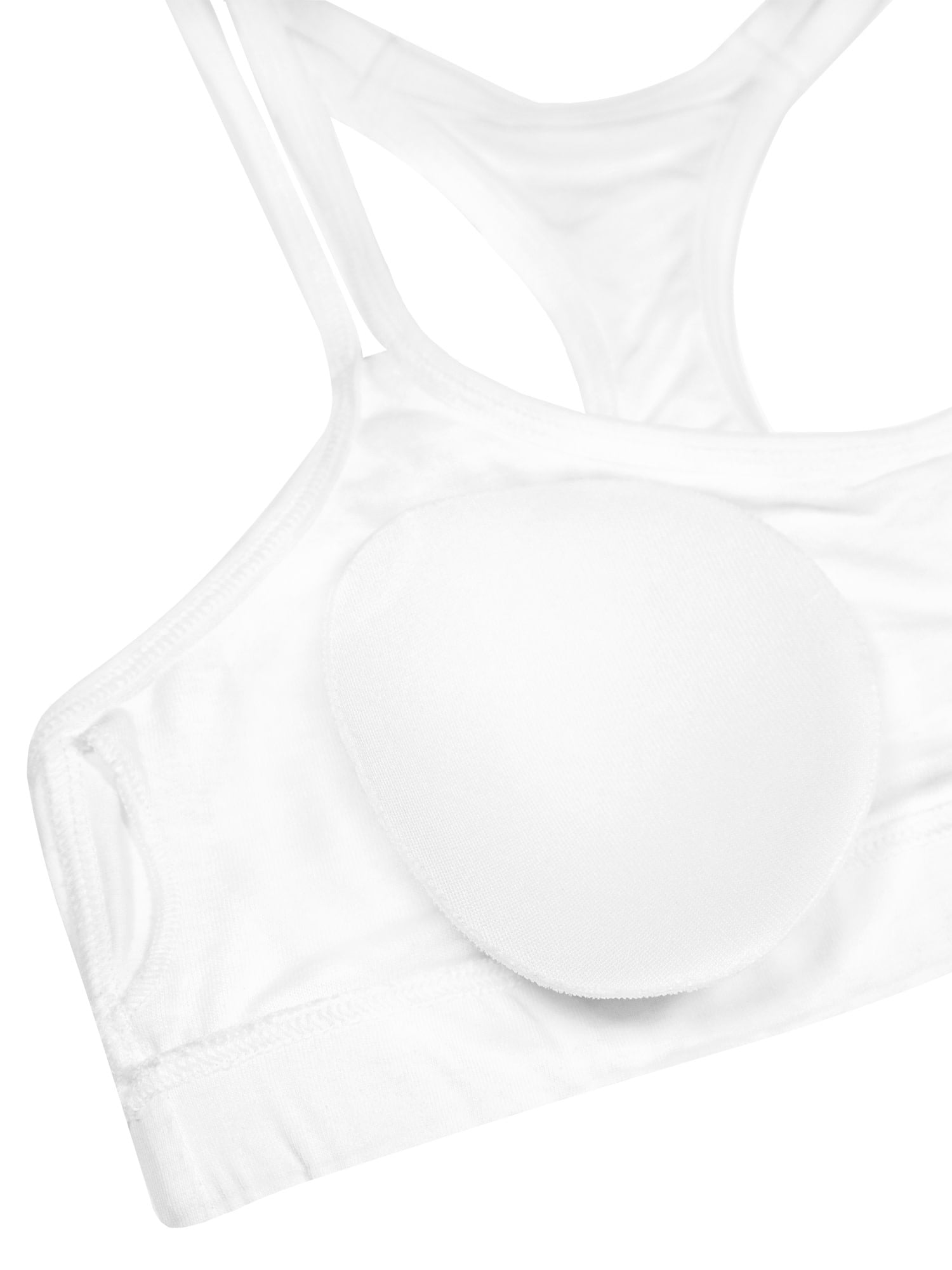 Fruit of the Loom Girls Cotton Stretch Sports Bra, 3-Pack Sizes 28-40
