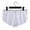 c01White, variant on USNSM Men's Mesh See Through Boxers Silk Underwear Sheer Boxer Trunk, Athletic Ultra-Thin Split Side Loose Shorts White XL