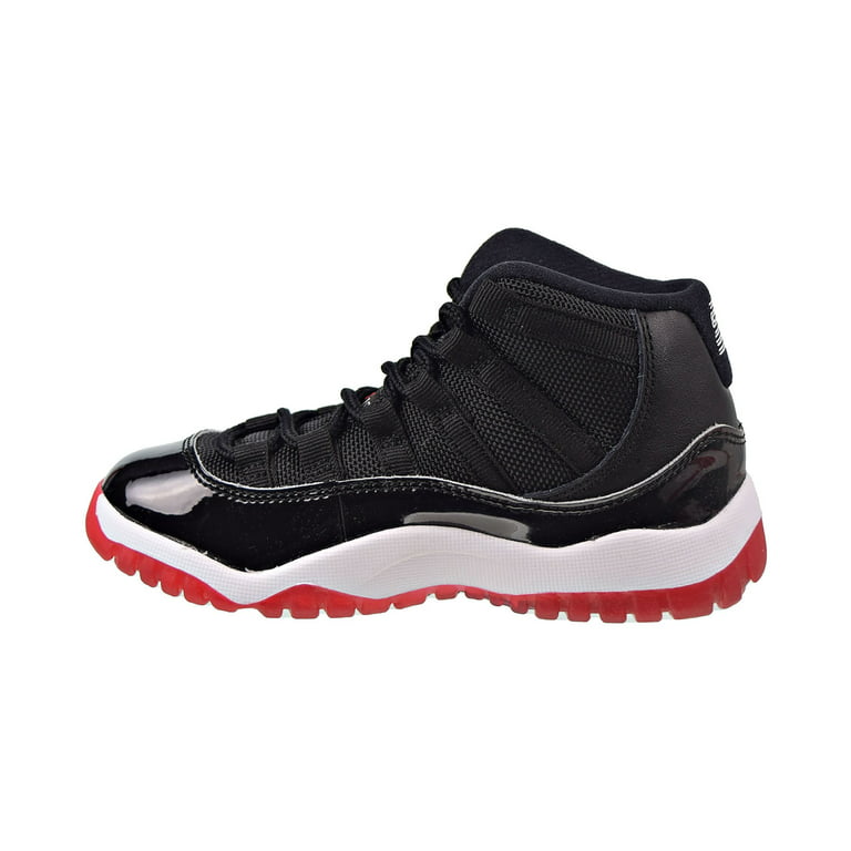 Air Jordan 11 Retro Bred (PS) Little Kids' Shoes Black-True Red-White  378039-061 