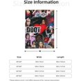 thumbnail image 4 of Dd Hip Hop Osama Flannel Blanket Air Conditioning Blanket Nap Blanket Sofa Throw Blanket Throw Blankets 60"X50", 4 of 6
