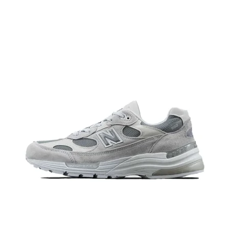 

992 shock-absorbing low-top running shoes for men and women white M992NC